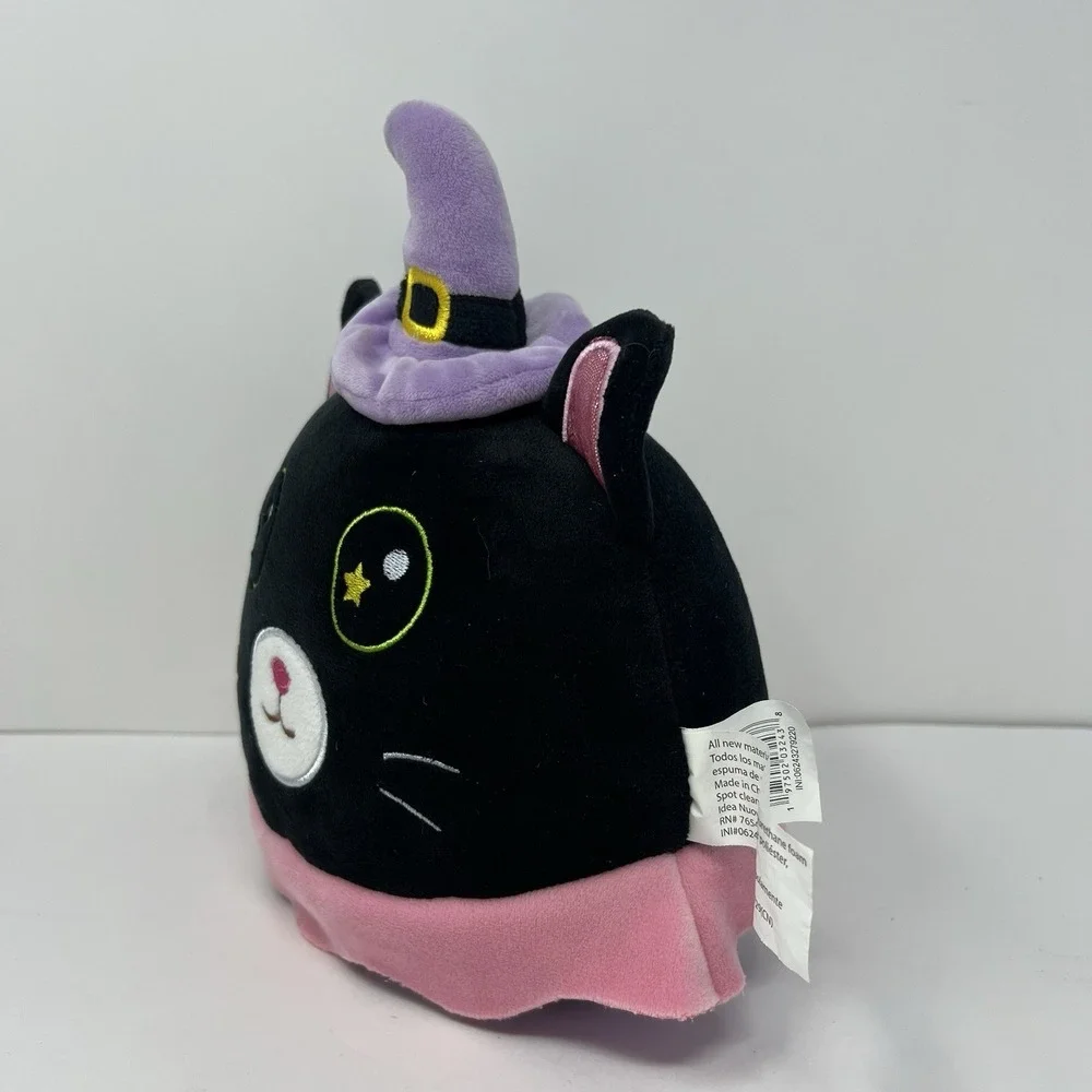 Witch Black‎ Cat Halloween Spooky Plush Squishy Stuffed Animal Toy Home Decor